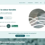 Capture d'écran de la page d'accueil du site Sareca