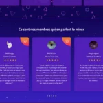 Capture d'écran de la page Rejoindre la communauté du site AziluM Gaming
