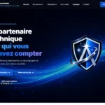 Capture d'écran de la page d'accueil du site AstraShield