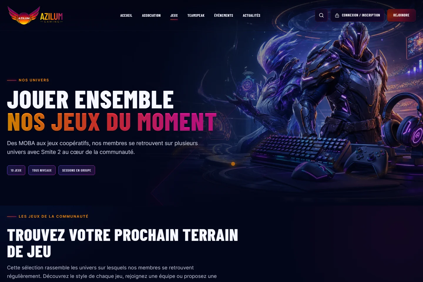 AziluM Gaming — Catalogue des jeux