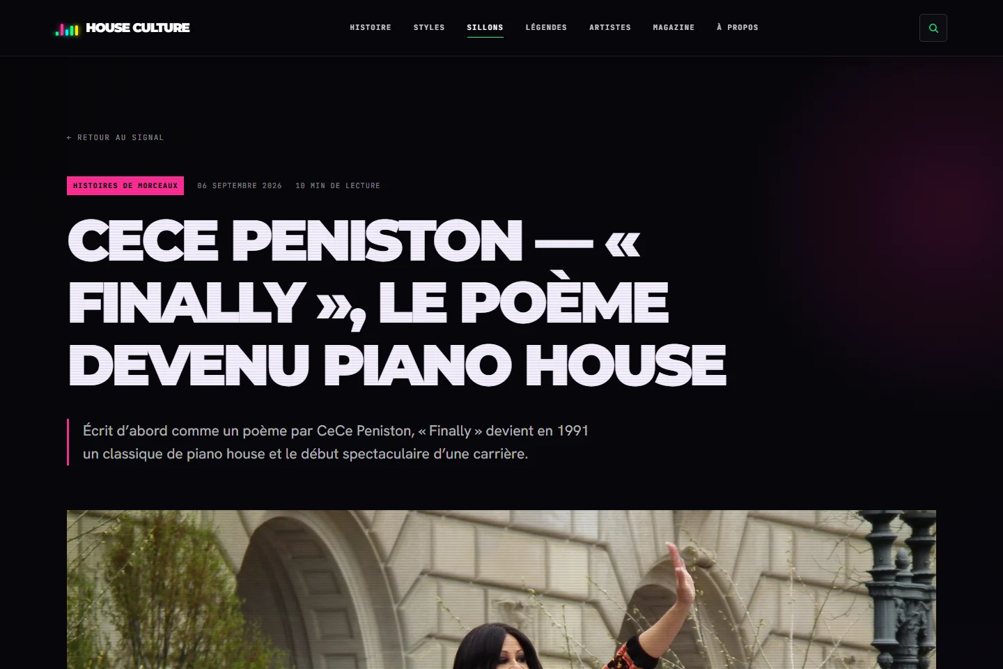 House Culture — Article sur Finally de CeCe Peniston