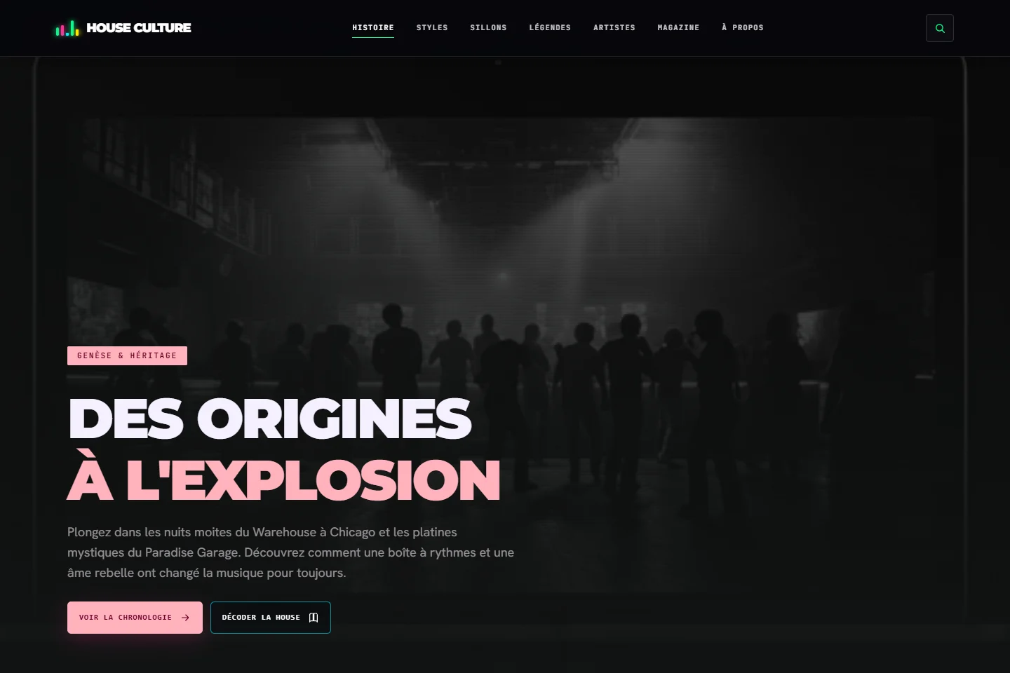 House Culture — Histoire de la house