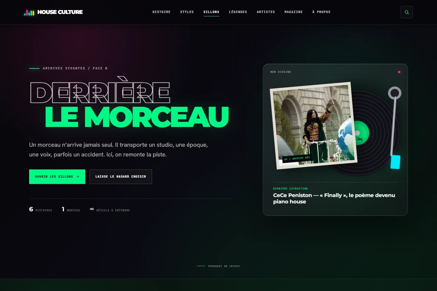 House Culture — Sillons et récits musicaux
