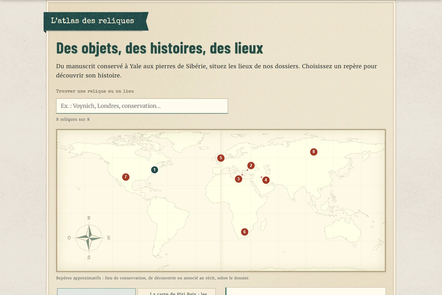Légendes Urbaines — atlas des reliques